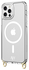 AVY Apple iPhone 12 Pro Max Hoesje met Koord Haakjes MagSafe Transparant afbeelding 9