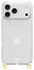 AVY Apple iPhone 17 Pro Max Hoesje met Koord Haakjes Transparant afbeelding 1