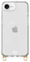 AVY Apple iPhone 16e Hoesje met Koord Haakjes Transparant afbeelding 1
