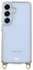 AVY Samsung Galaxy S25 Plus / S24 Plus Hoesje met Koord Haakjes Transparant afbeelding 1