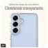 AVY Samsung Galaxy S25 Plus / S24 Plus Hoesje met Koord Haakjes Transparant afbeelding 2