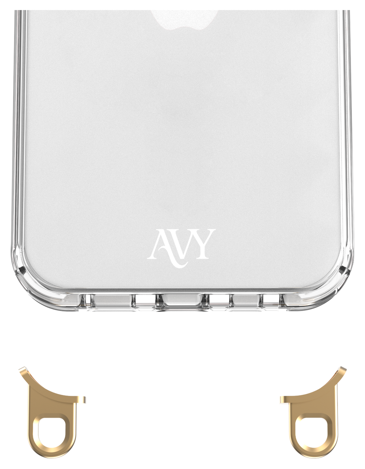 AVY Apple iPhone 15 Pro Max Hoesje met Koord Haakjes Transparant afbeelding 8