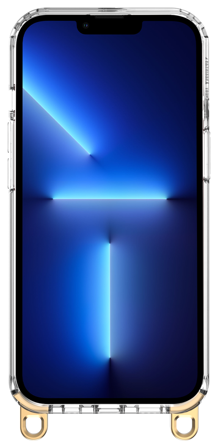 AVY Apple iPhone 13 Pro Max Hoesje met Koord Haakjes Transparant afbeelding 14