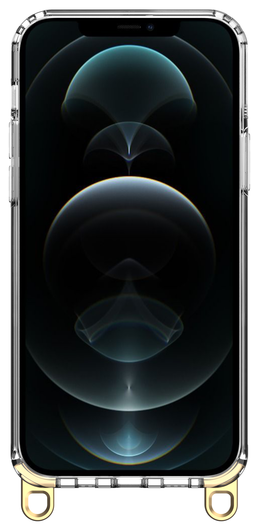 AVY Apple iPhone 12 Pro Max Hoesje met Koord Haakjes Transparant afbeelding 13