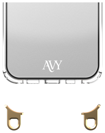 AVY Apple iPhone 12 Pro Max Hoesje met Koord Haakjes Transparant afbeelding 8