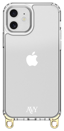 AVY Apple iPhone 11 Hoesje met Koord Haakjes Transparant