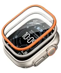 ESR Armorite - Apple Watch Ultra 3/2/1 Tempered Glass - Titanium Oranje (2-Pack) afbeelding