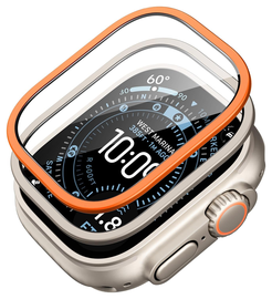 ESR Armorite - Apple Watch Ultra 3/2/1 Tempered Glass - Titanium Oranje (2-Pack)
