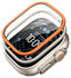 ESR Armorite - Apple Watch Ultra 3/2/1 Tempered Glass - Titanium Oranje (2-Pack) afbeelding 1