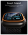 ESR Armorite - Apple Watch Ultra 3/2/1 Tempered Glass - Titanium Oranje (2-Pack) afbeelding 6