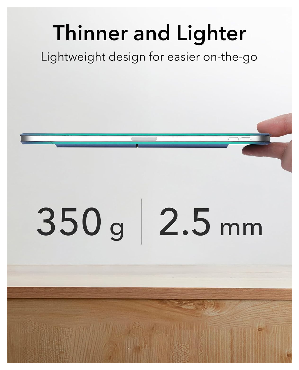 ESR Rebound Magnetic iPad Pro 13 (2024/2025) Hoes Book Case Blauw afbeelding 6