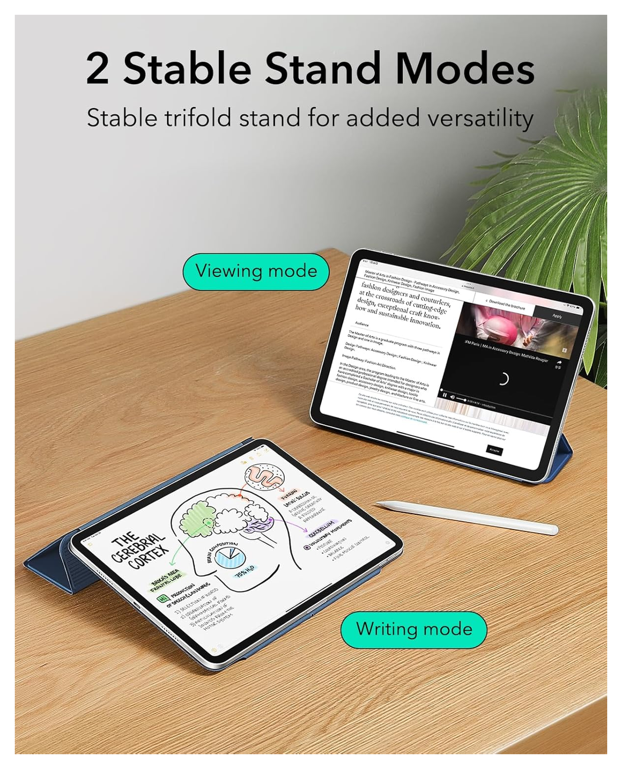 ESR Rebound Magnetic iPad Pro 13 (2024/2025) Hoes Book Case Blauw afbeelding 7