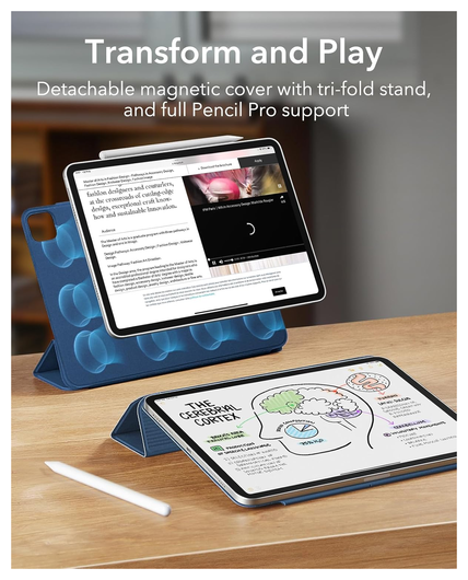 ESR Rebound Magnetic iPad Pro 13 (2024/2025) Hoes Book Case Blauw afbeelding 2