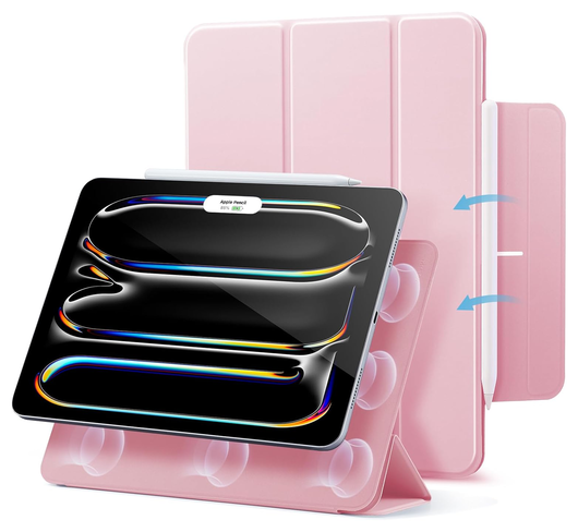 ESR Rebound Magnetic iPad Pro 13 (2024/2025) Hoes Book Case Roze afbeelding 1