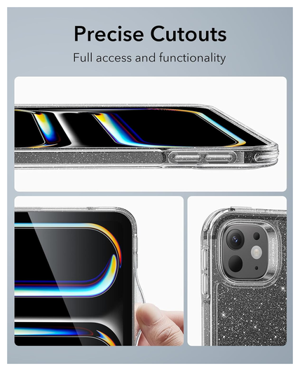 ESR Classic Hybrid iPad Pro 13 (2024/2025) Hoes Back Cover Glitter afbeelding 6