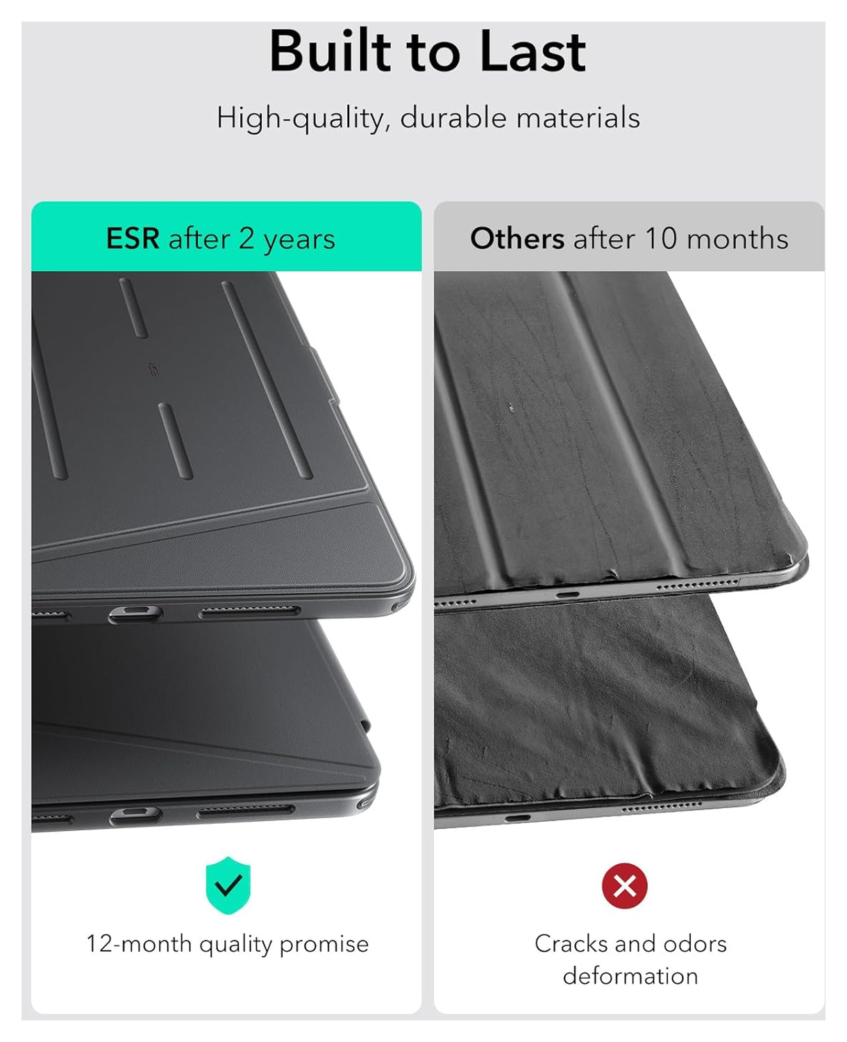 ESR Flip Magnetic iPad Pro 13 (2024/2025) Hoes Book Case met Standaard Zwart afbeelding 10