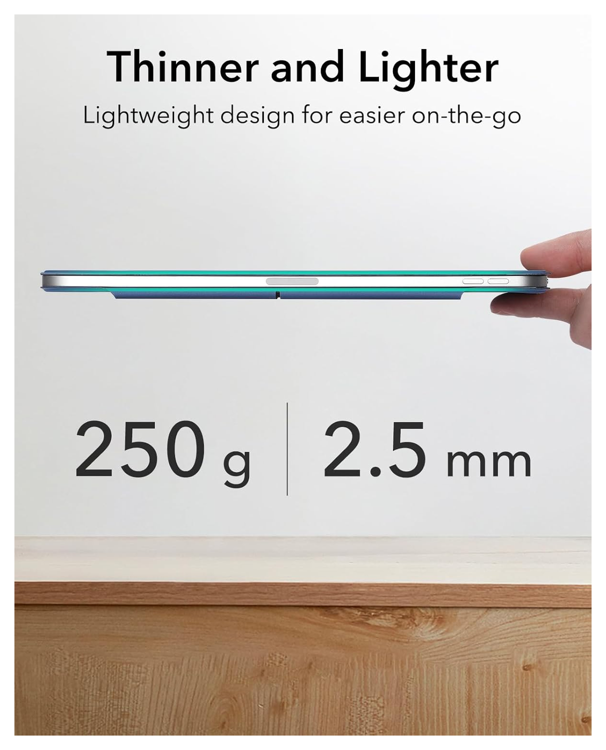 ESR Rebound Magnetic iPad Pro 11 (2024/2025) Hoes Book Case Blauw afbeelding 7