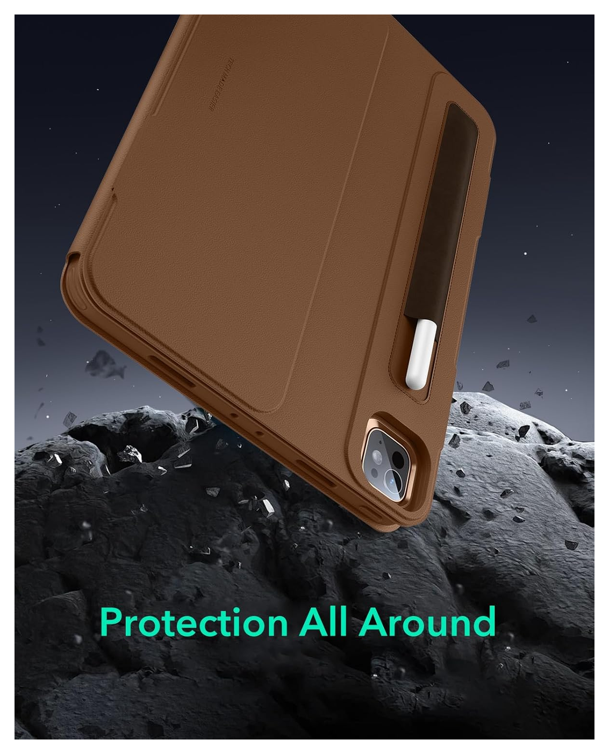 ESR Shift iPad Pro 11 (2024/2025) Hoes Book Case Sleep/Wake Bruin afbeelding 8