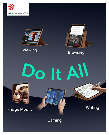 ESR Shift iPad Pro 11 (2024/2025) Hoes Book Case Sleep/Wake Bruin afbeelding 3