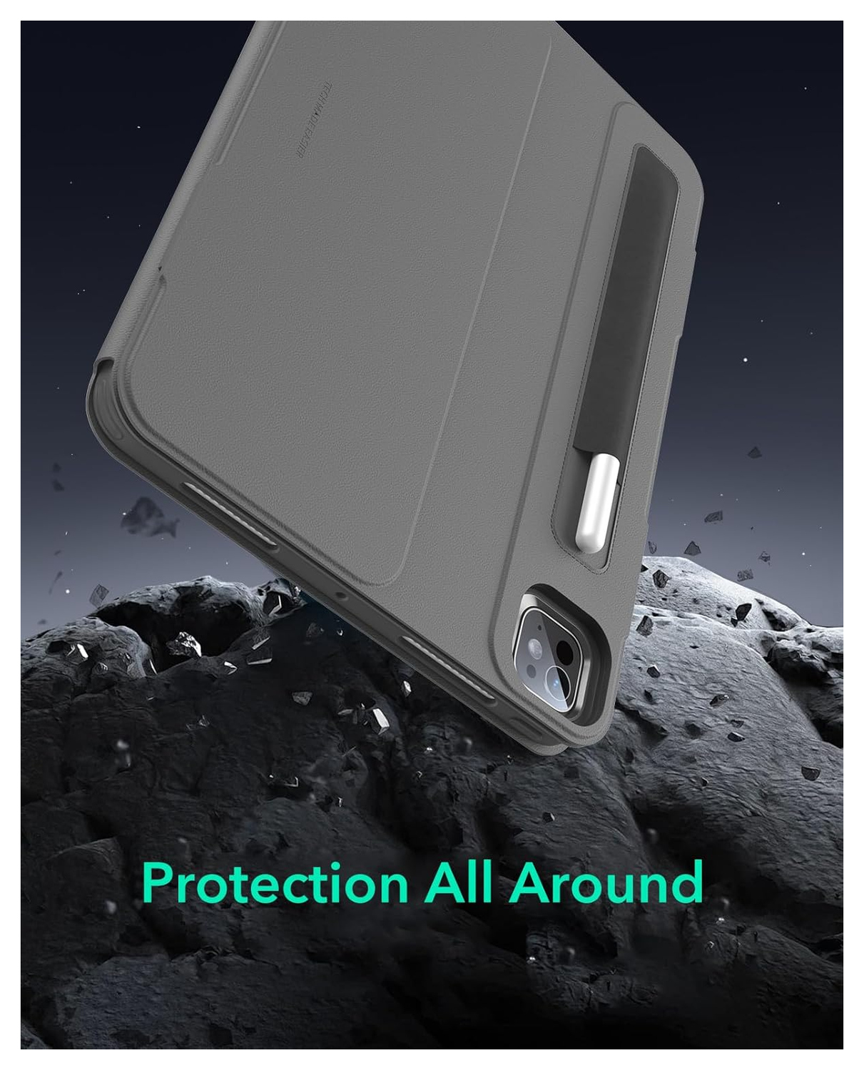 ESR Shift iPad Pro 11 (2024/2025) Hoes Book Case Sleep/Wake Grijs afbeelding 8