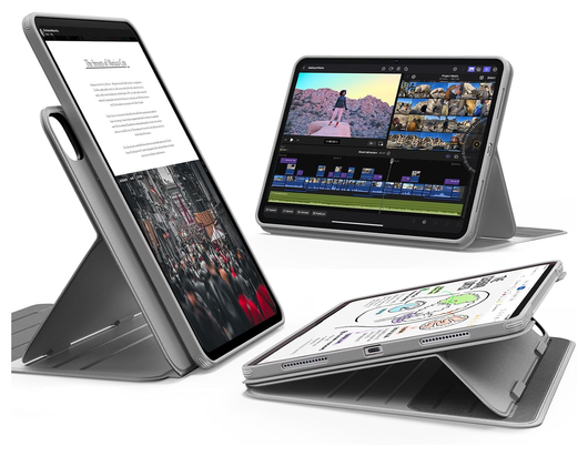 ESR Shift iPad Pro 11 (2024/2025) Hoes Book Case Sleep/Wake Grijs afbeelding 1