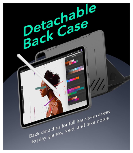 ESR Shift iPad Pro 11 (2024/2025) Hoes Book Case Sleep/Wake Grijs afbeelding 7