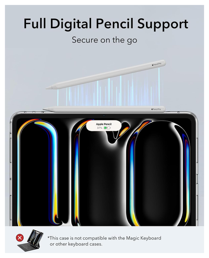 ESR Classic Hybrid iPad Pro 11 (2024/2025) Hoes Back Cover Transparant afbeelding 9