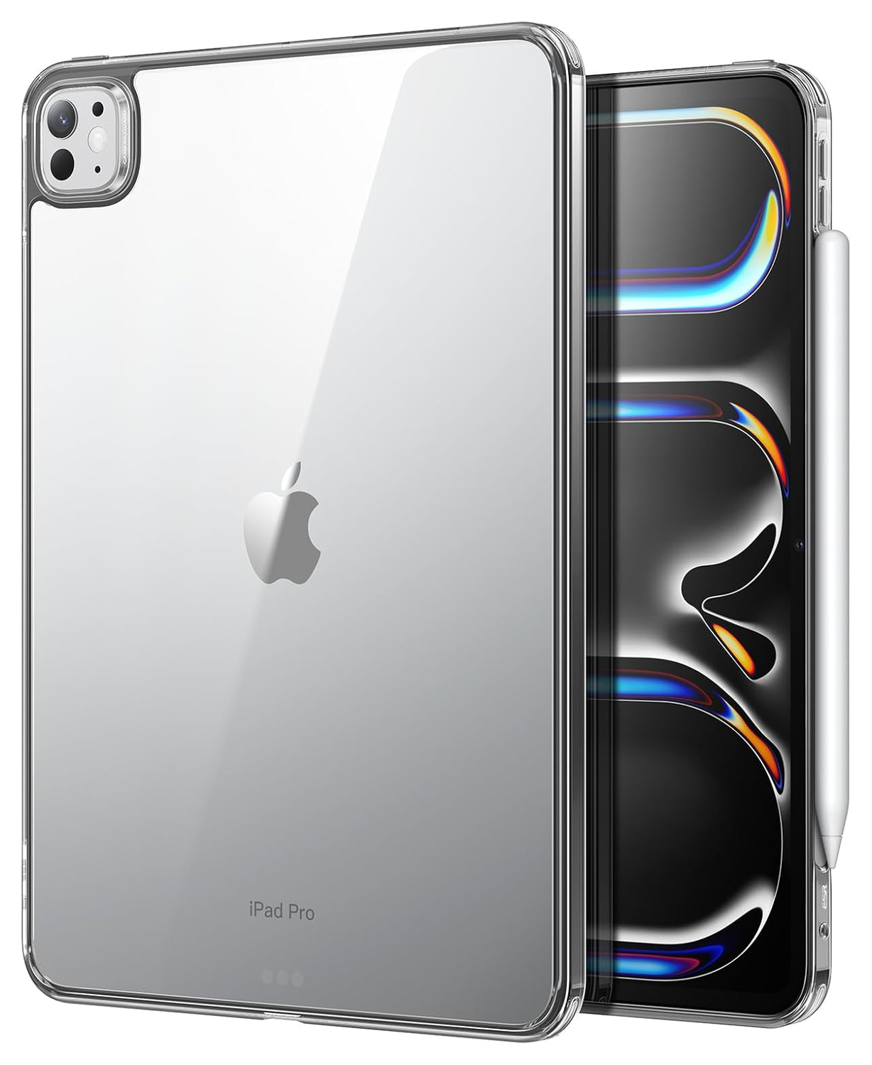 ESR Classic Hybrid iPad Pro 11 (2024/2025) Hoes Back Cover Transparant Zwart afbeelding 1