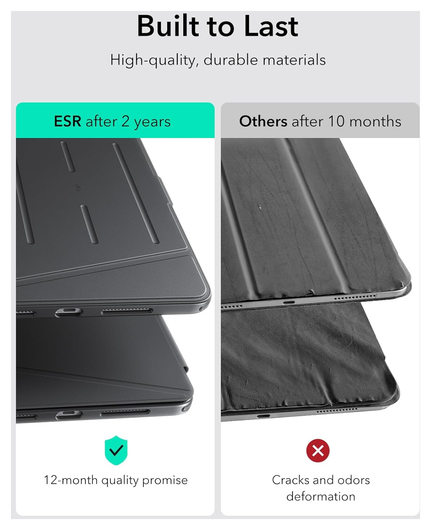 ESR Flip Magnetic iPad Pro 11 (2024/2025) Hoes Book Case met Standaard Zwart afbeelding 10