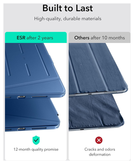 ESR Flip Magnetic iPad Pro 11 (2024/2025) Hoes Book Case met Standaard Blauw afbeelding 10