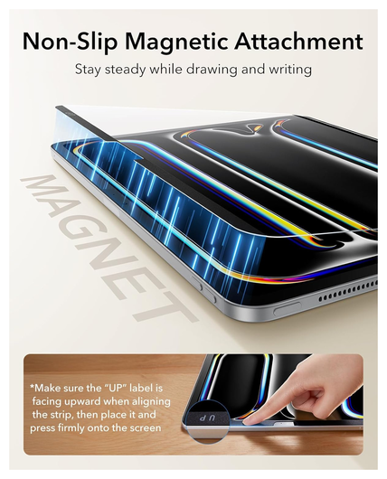 ESR Paper Feel Magnetic iPad Pro 11 (2024/2025) Screen Protector (2-Pack) afbeelding 8