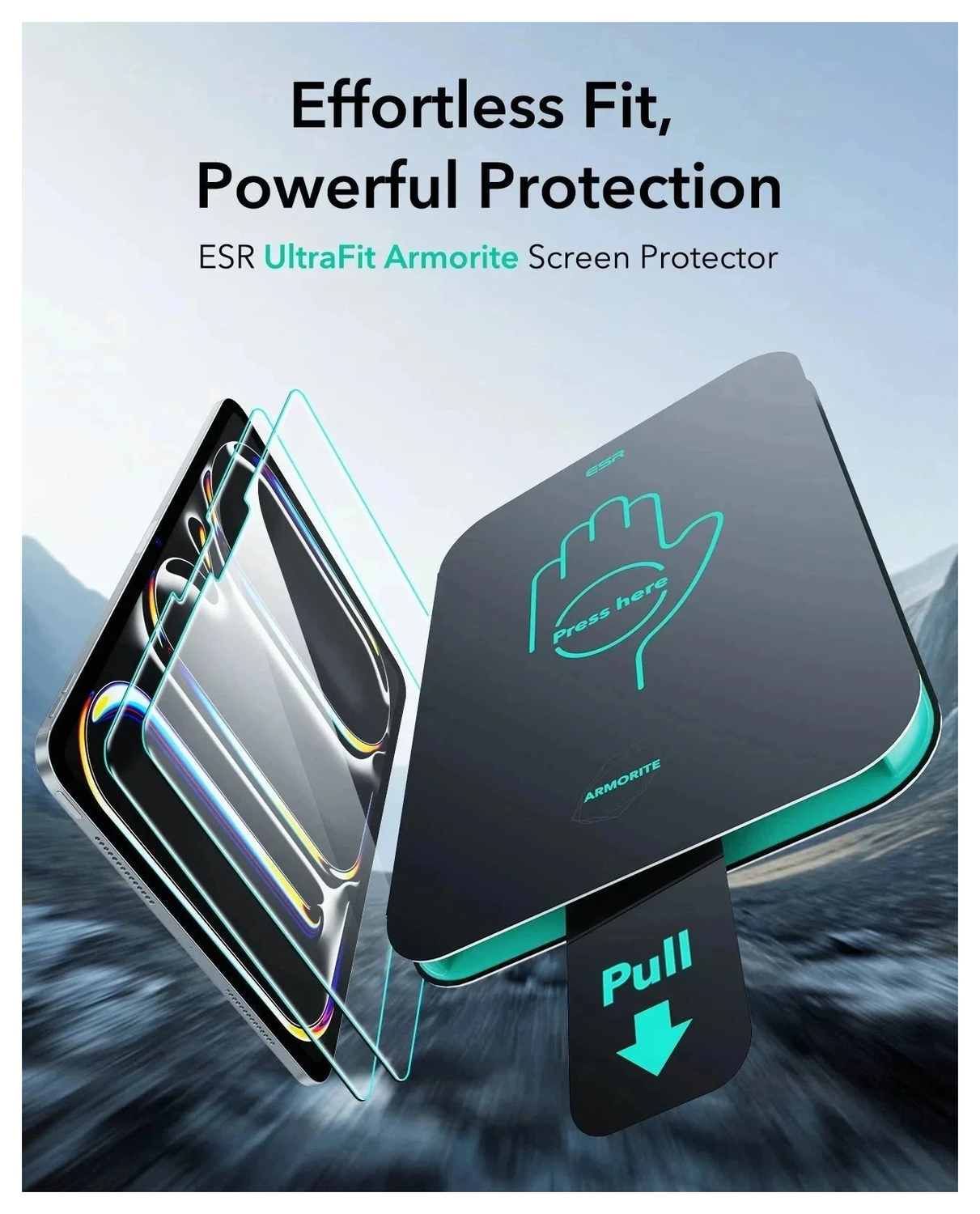 ESR UltraFit Armorite iPad Pro 11 (2024/2025) Screen Protector (2-Pack) afbeelding 3