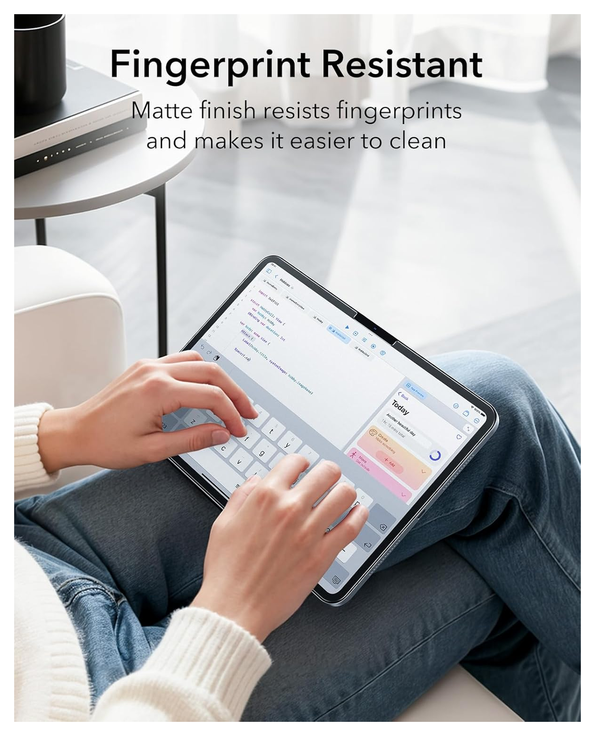 ESR UltraFit Paper Feel iPad Pro 11 (2024/2025) Screen Protector (2-Pack) afbeelding 9