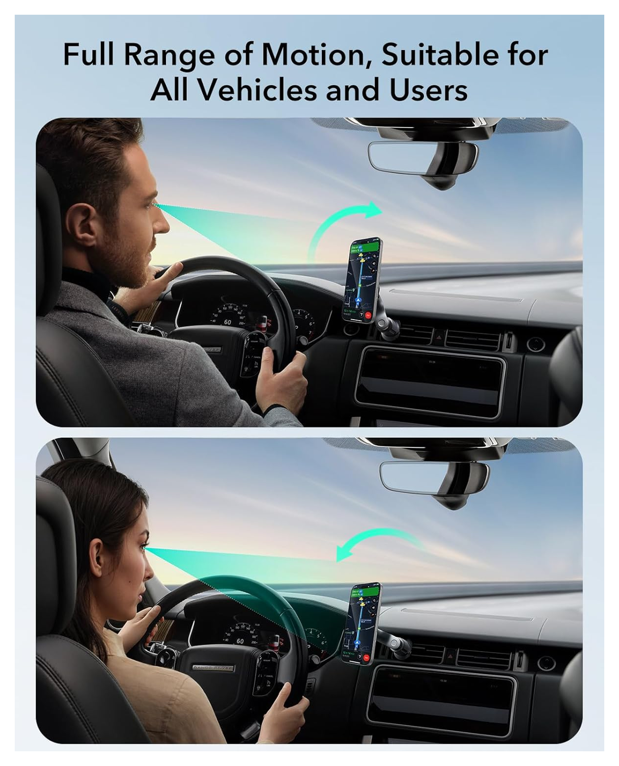 ESR OmniLock MagSafe Ventilatierooster Telefoonhouder Auto Zwart afbeelding 6