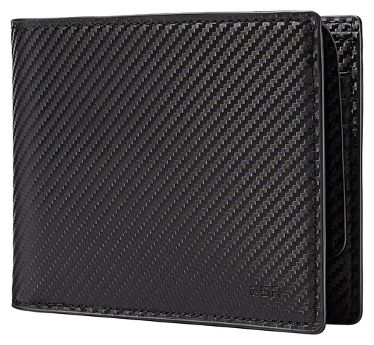 ESR Classic Geo Wallet Portemonnee met Zoek Mijn-Functie Carbon Fiber afbeelding 1