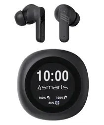 4Smarts Skybuds Screen Pro ANC Headset Draadloze Oordopjes Zwart afbeelding