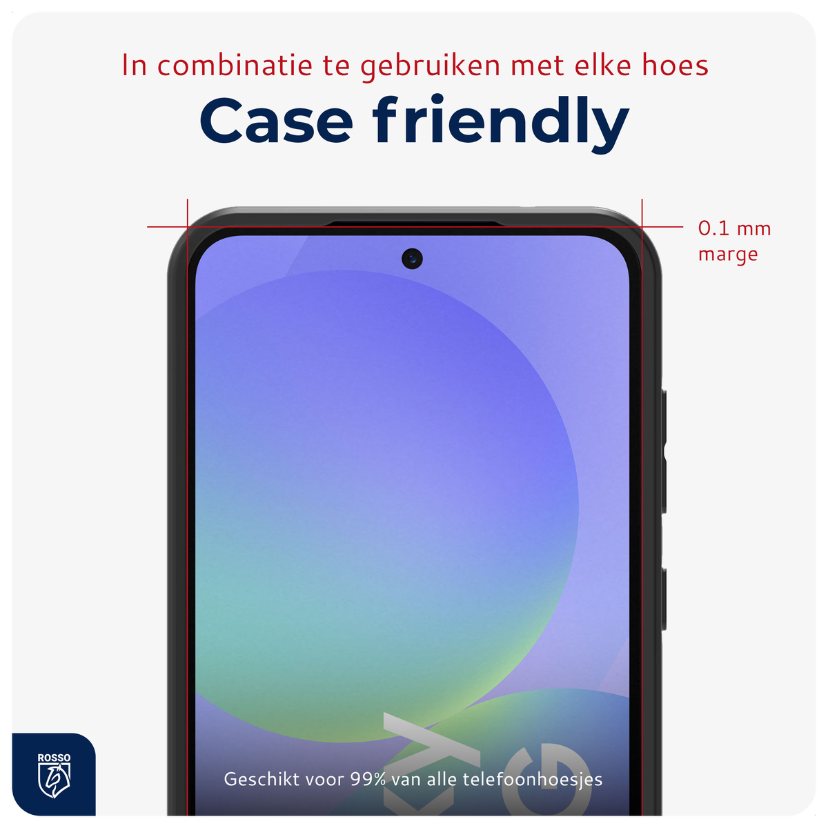 Rosso Samsung Galaxy A36 Tempered Glass met Installatietray (2-Pack) afbeelding 4