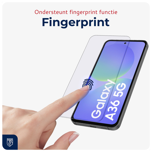 Rosso Samsung Galaxy A36 Tempered Glass met Installatietray (2-Pack) afbeelding 2