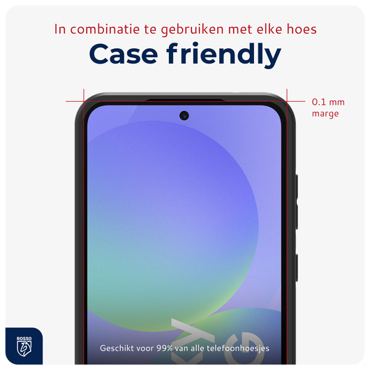 Rosso Samsung Galaxy A36 Tempered Glass met Installatietray (2-Pack) afbeelding 4