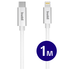 Buddi Flex USB-C naar Lightning Kabel 20W Fast Charge 1M Wit afbeelding 1