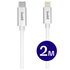Buddi Flex USB-C naar Lightning Kabel 20W Fast Charge 2M Wit