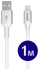 Buddi Flex USB-A naar Lightning Kabel 12W Fast Charge 1M Wit afbeelding