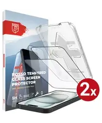 Rosso Apple iPhone 15 Plus Tempered Glass met Installatietray (2-Pack) afbeelding