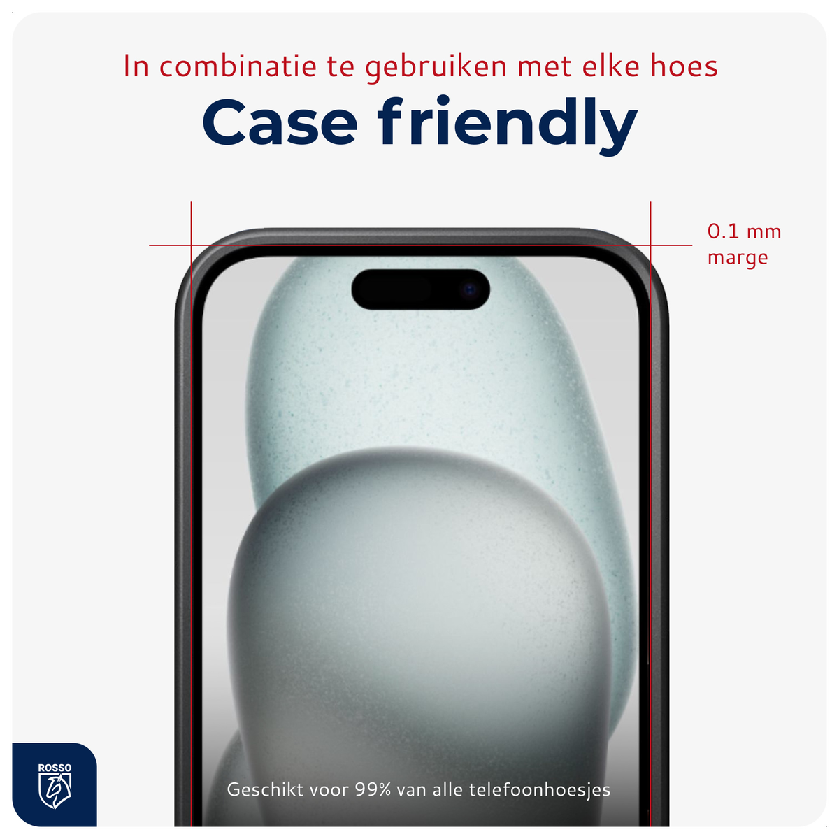 Rosso Apple iPhone 15 Plus Tempered Glass met Installatietray (2-Pack) afbeelding 2