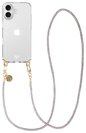AVY Universeel Ketting Crossbody Telefoonkoord (120CM) Silver Spark afbeelding 9
