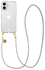 AVY Universeel Ketting Crossbody Telefoonkoord (120CM) Silver Spark afbeelding 9