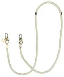 AVY Verstelbaar Crossbody Telefoonkoord / Telefoontouw (130CM) Tressé Beige afbeelding