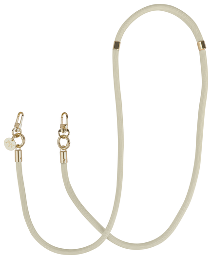 AVY Verstelbaar Crossbody Telefoonkoord / Telefoontouw (130CM) Tressé Beige afbeelding 5
