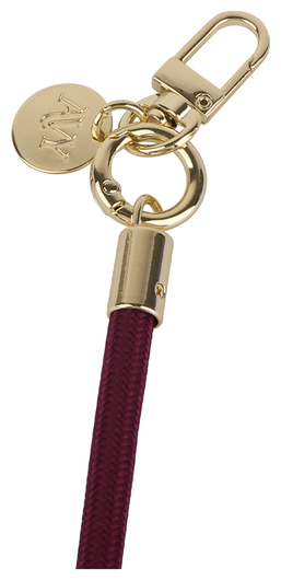 AVY Verstelbaar Crossbody Telefoonkoord / Telefoontouw (130CM) Tressé Burgundy afbeelding 7