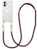AVY Verstelbaar Crossbody Telefoonkoord / Telefoontouw (130CM) Tressé Burgundy afbeelding 8